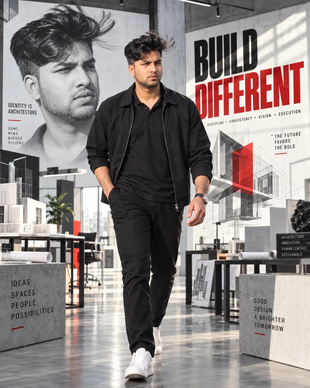 Build Different Creative Editorial Portrait