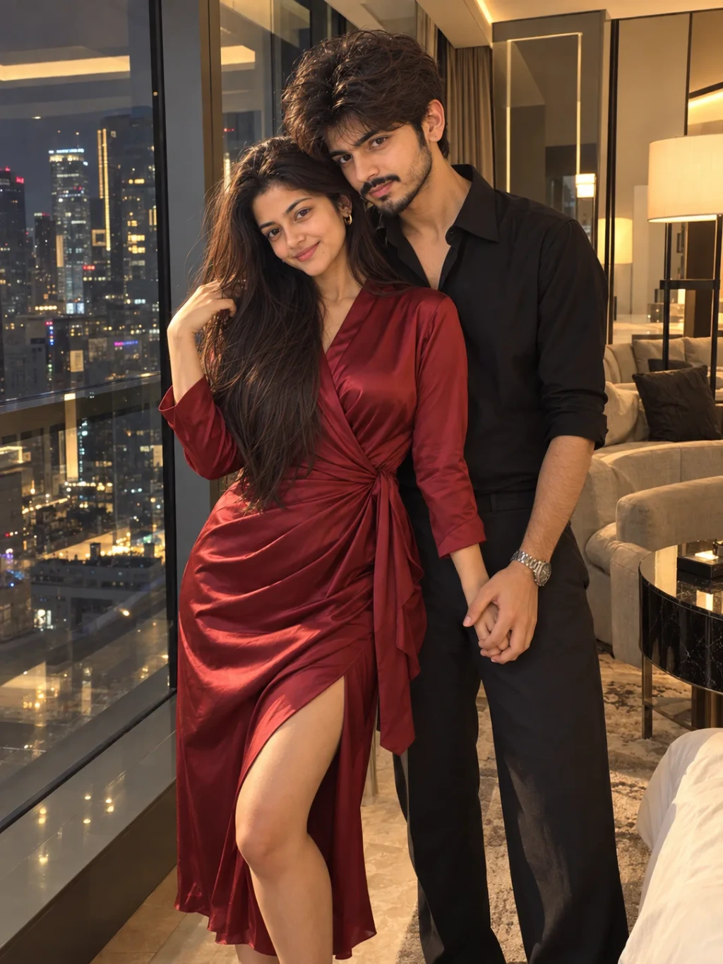 Hotel Suite — Luxury Couple