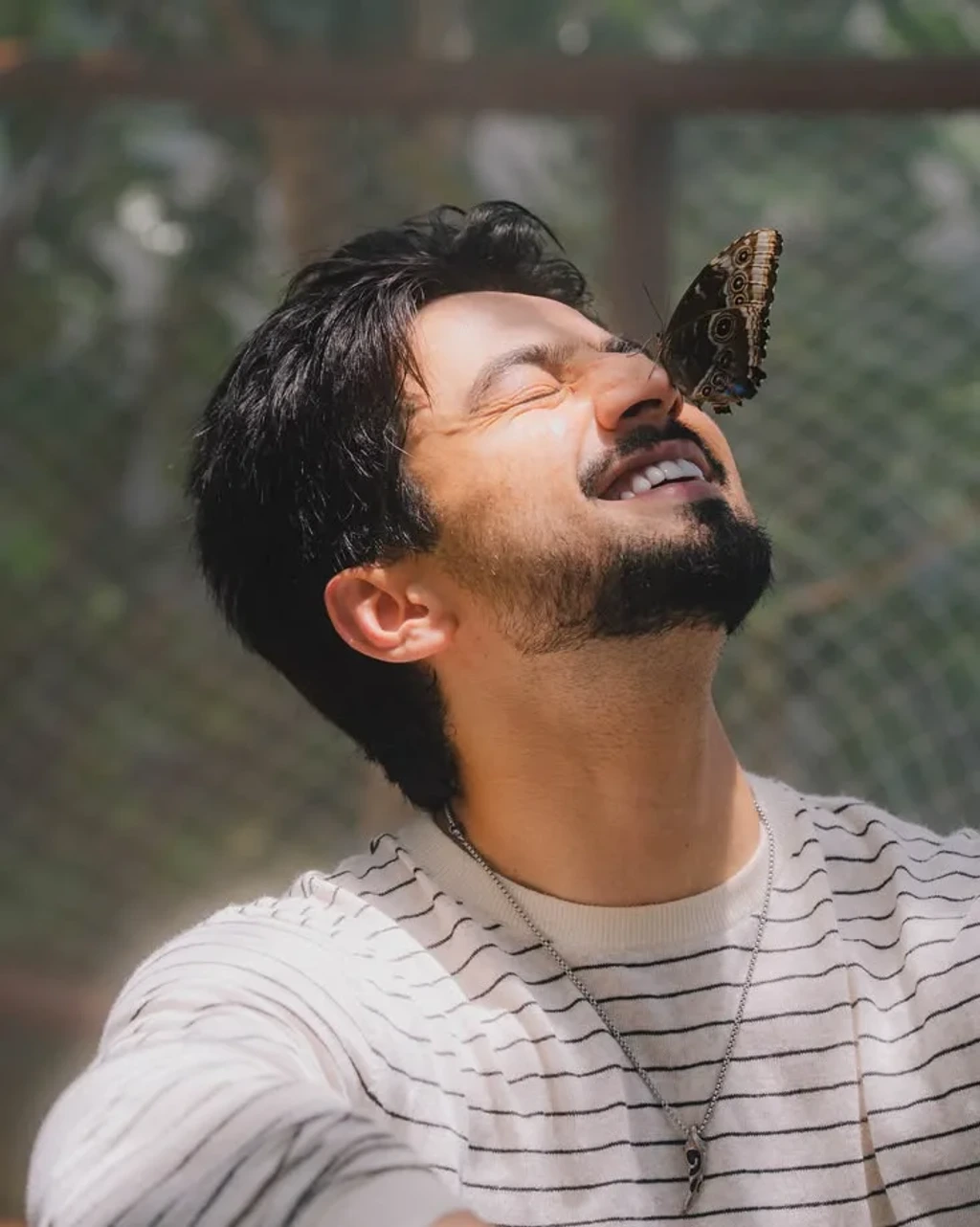 A Magical Moment with Nature 🦋 | Butterfly Love Portrait