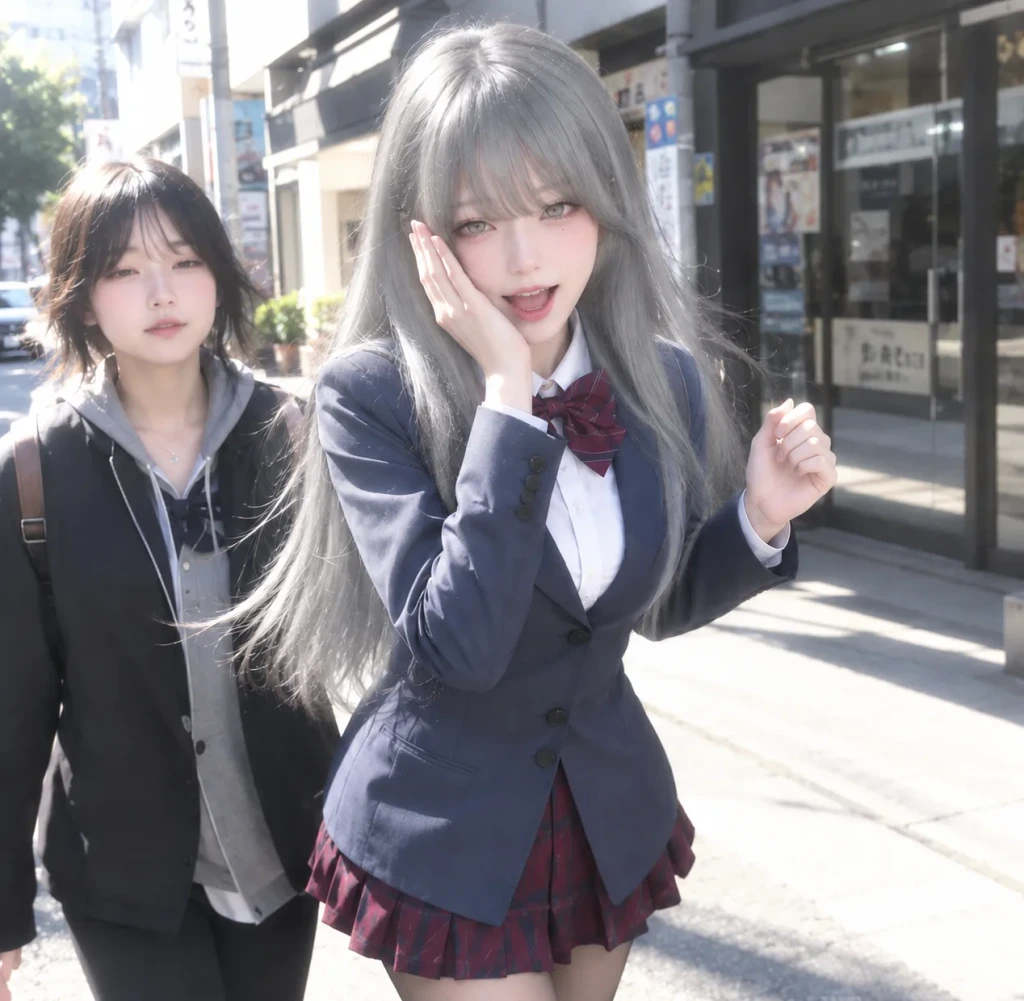 Japanese Street Fashion – Cinematic School Girl Vibes 🇯🇵✨