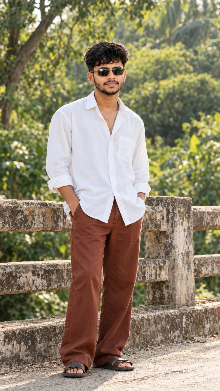 Rustic Bridge Lifestyle Portrait