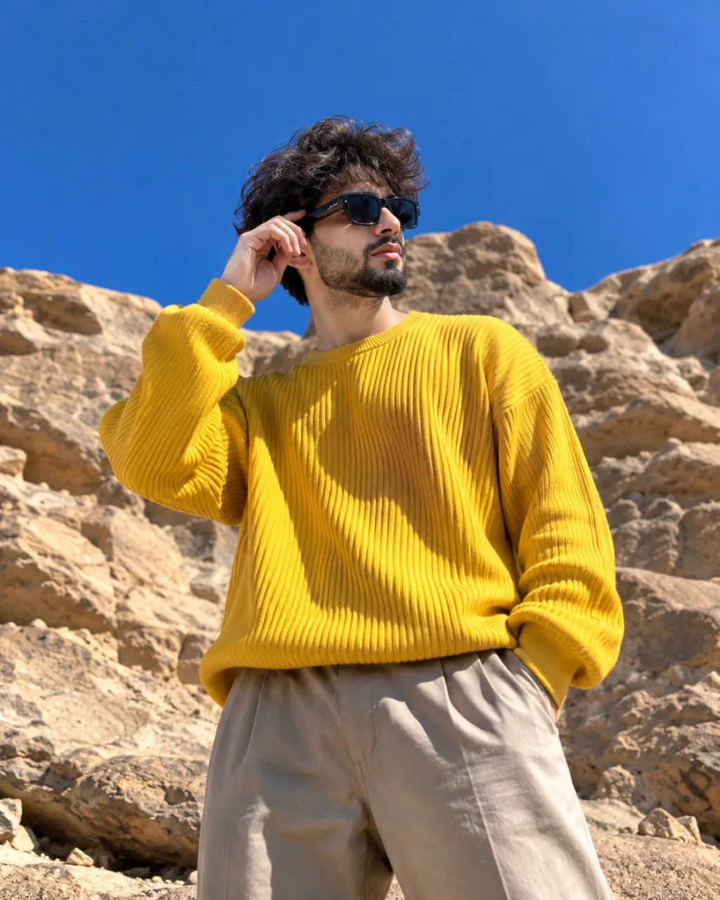 Ultra realistic cinematic portrait of a young man