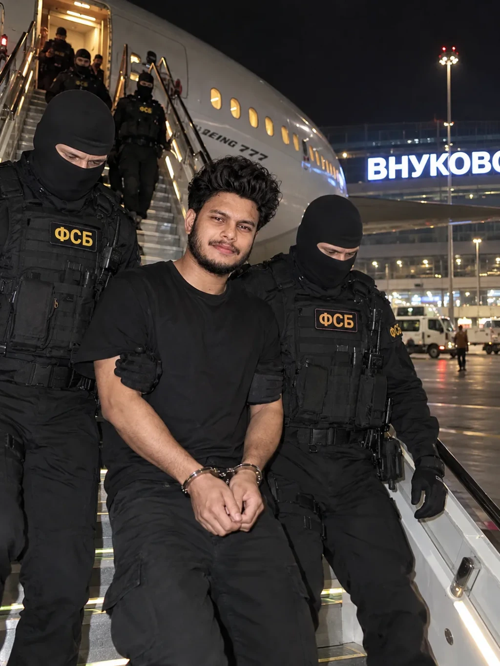 Cinematic Airport Escort Portrait