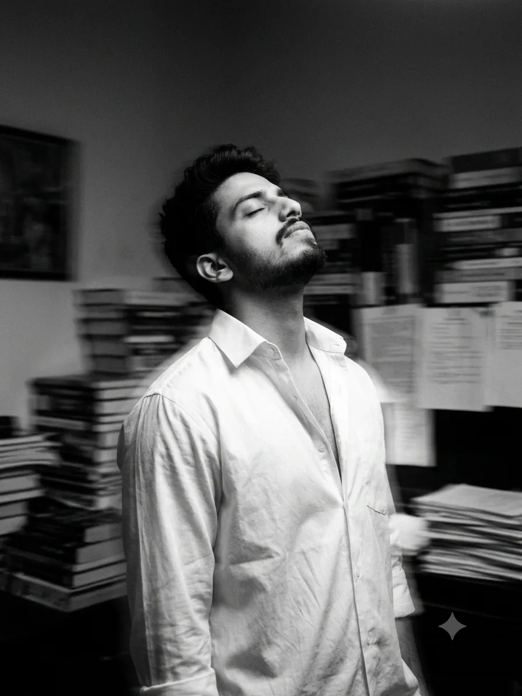 Black &amp; White Lost Soul Portrait
