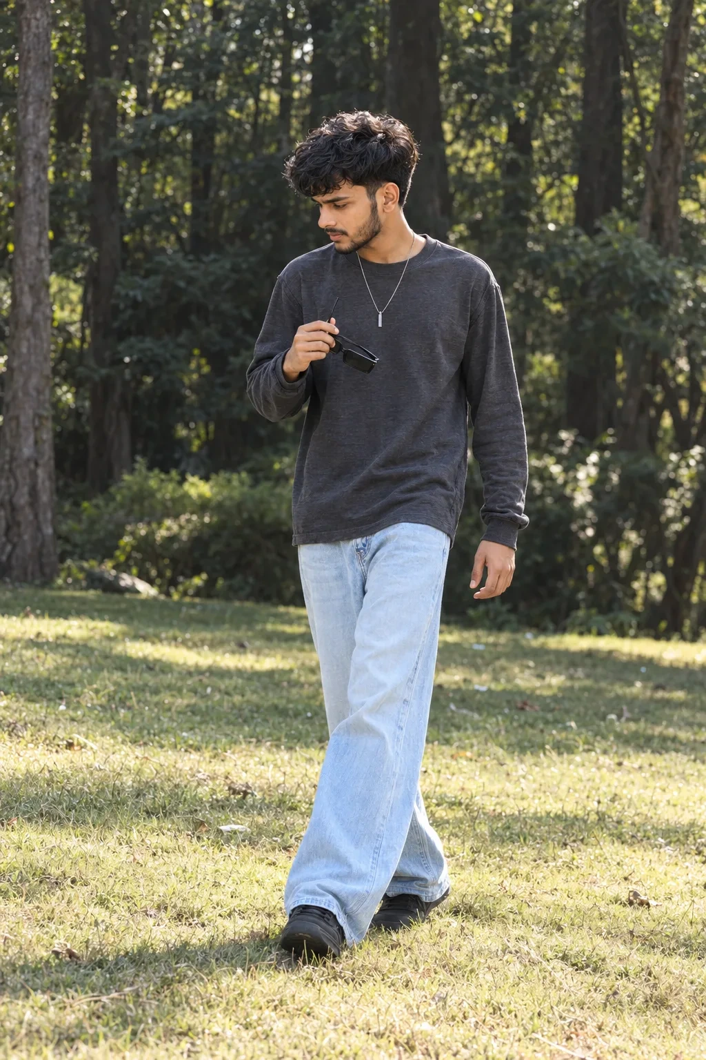 Woodland Walk — Candid Outdoor Portrait