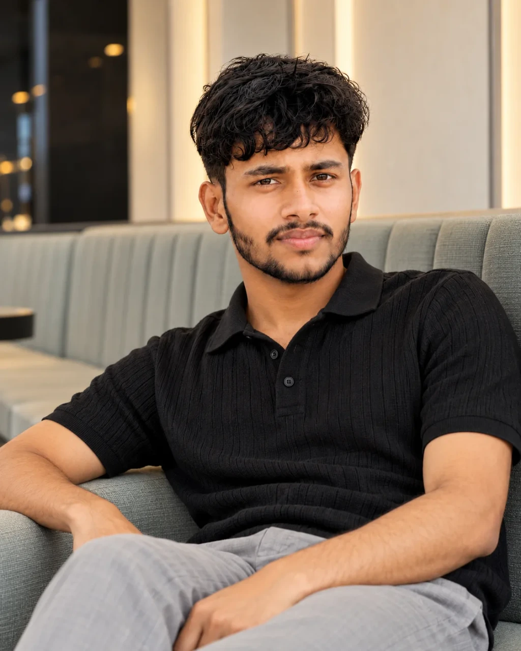 Modern Editorial Lounge Portrait
