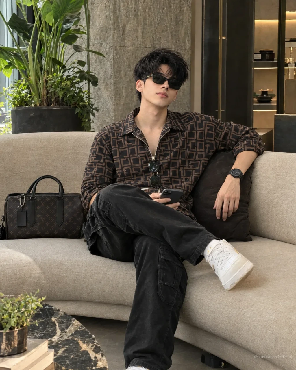 Ultra-realistic 8K cinematic lifestyle fashion