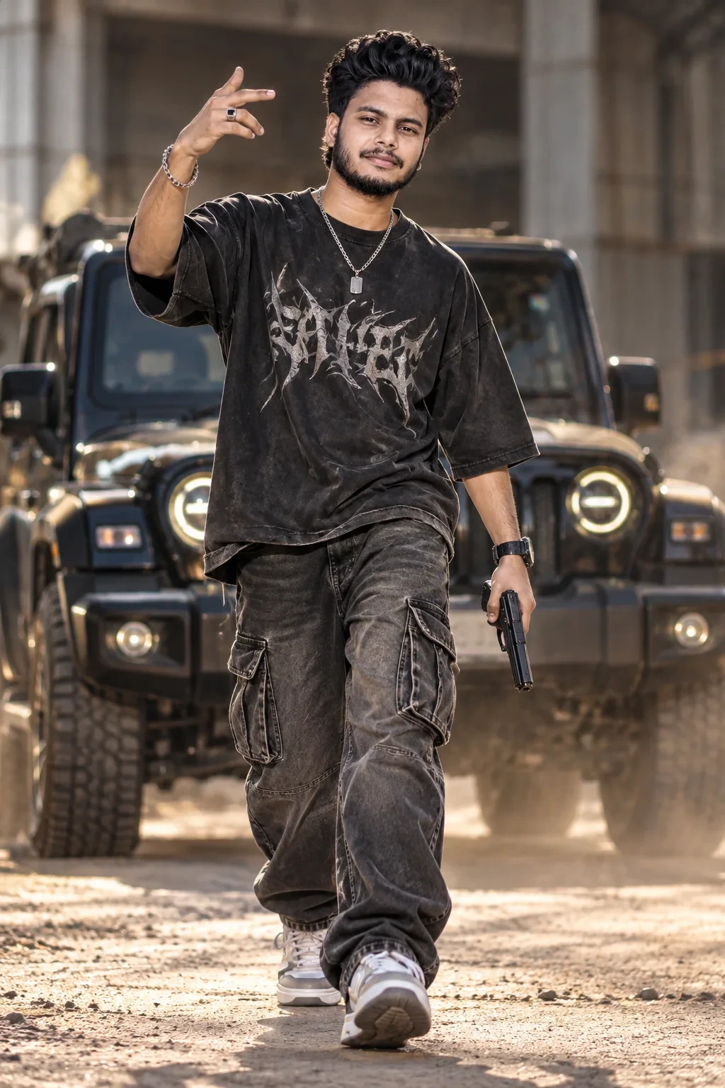 URBAN STREET KING — Cinematic Off-Road Fashion Portrait