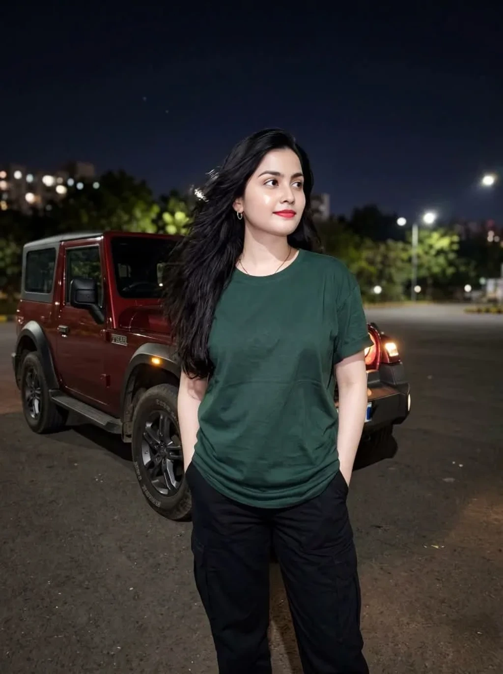 Midnight Drive – Urban Night Portrait