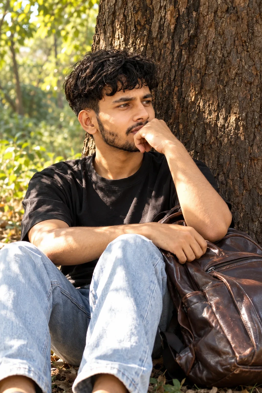 Golden Hour Woodland Portrait