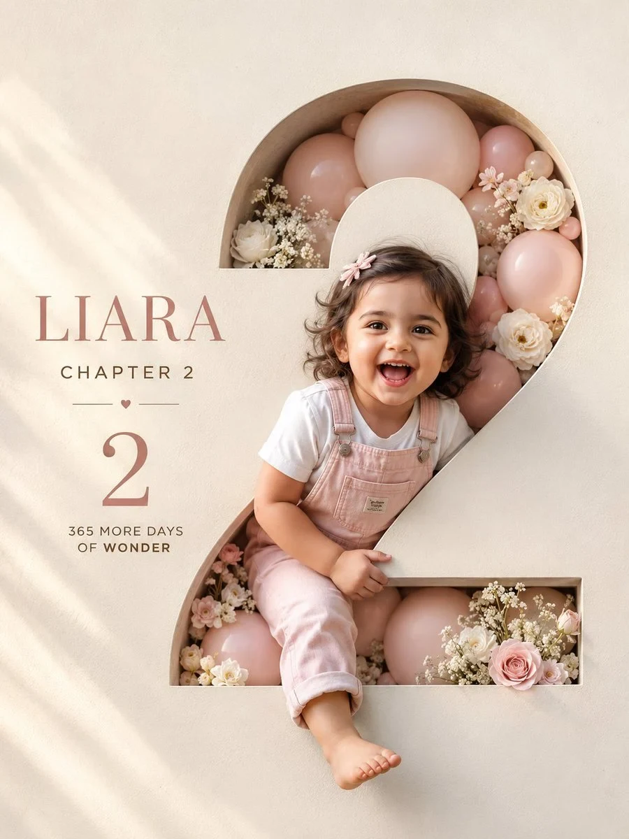 Professional Luxury Birthday Poster, 3:4 Portrait Composition, Ultra High-End