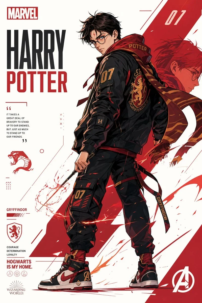 Stylized Character Poster Template