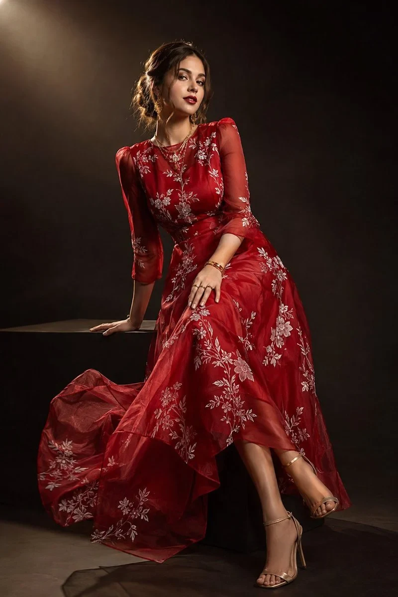 Ultra-Realistic High-Fashion Vogue Magazine Editorial Portrait of a Beautiful