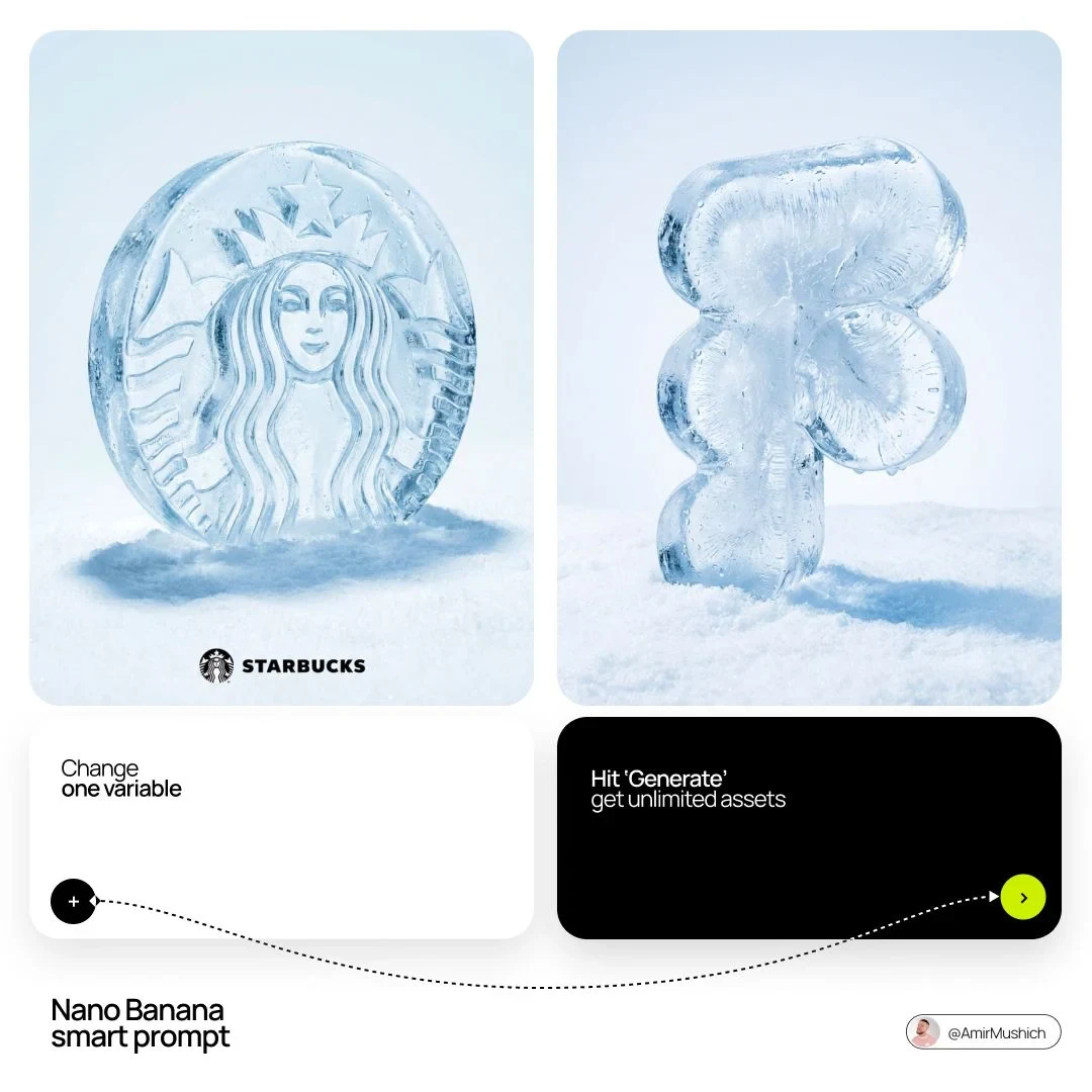 Ice Logo Sculpture Product Visual