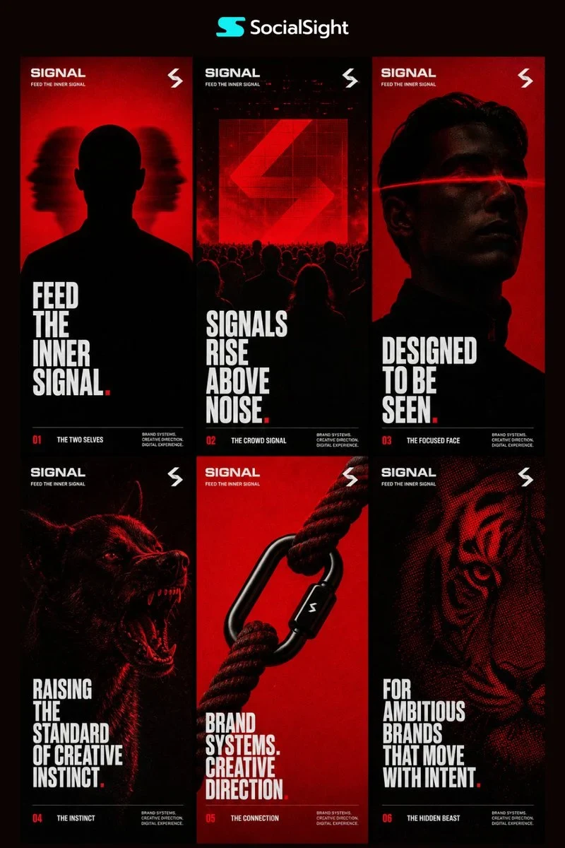 Inner Signal Brand Poster Series