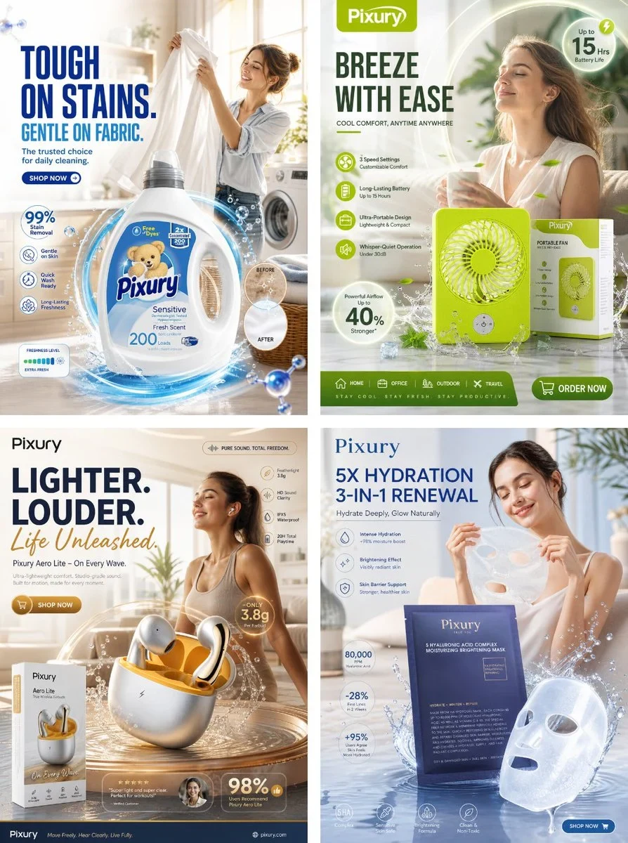 Premium Daily Necessities Social Media Marketing Poster