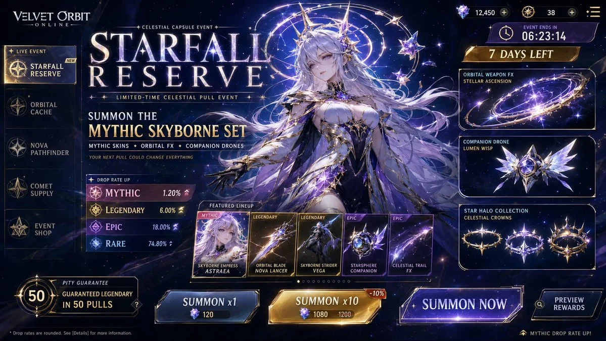 Premium, Highly Believable Lootbox / Capsule Drop Ad for an Imaginary Drop Called