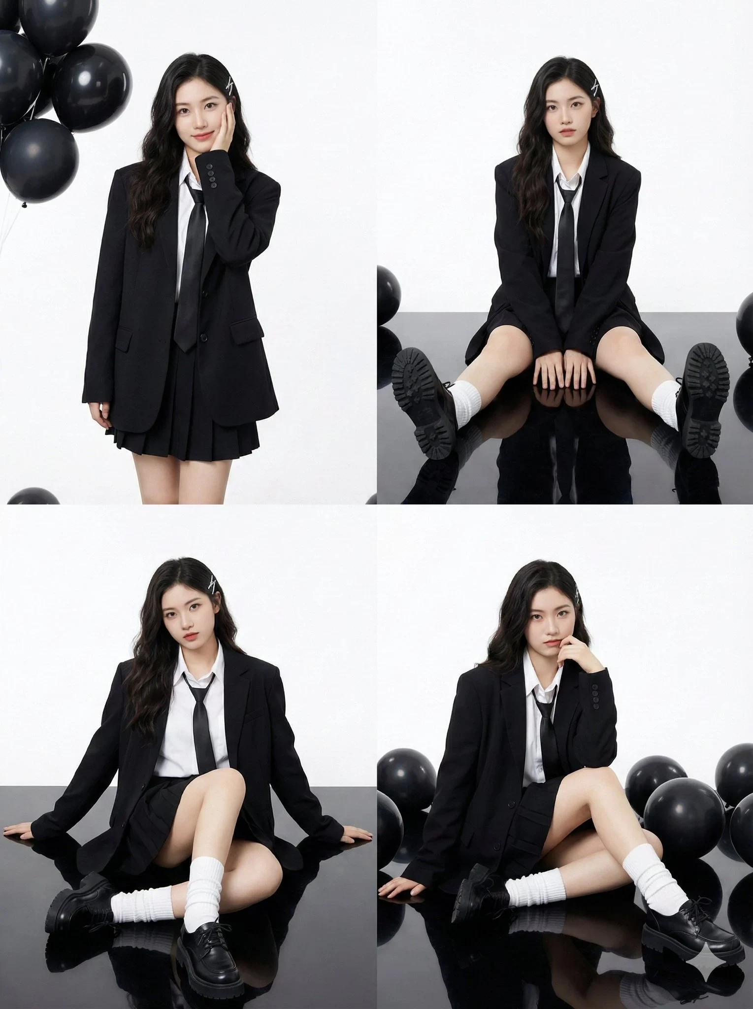 K-Pop Blazer Studio Collage