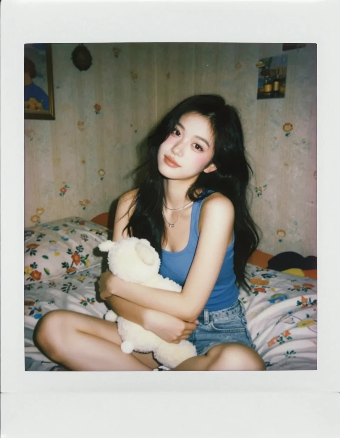 Shot with an Authentic Instax Mini Photo but with NO Visible White Border