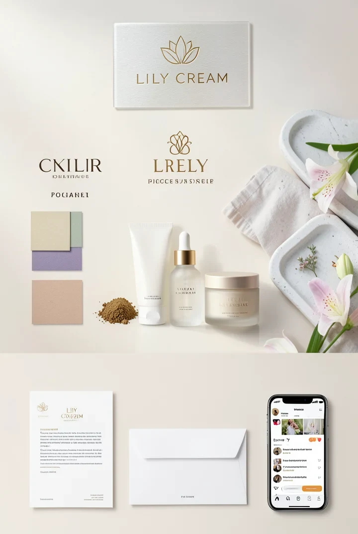 High-End Luxury Brand Identity Presentation for an Original Skincare Brand Named