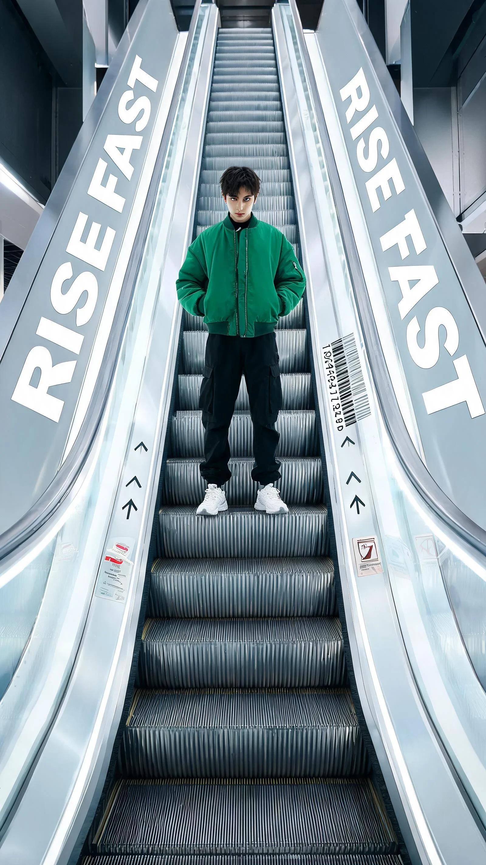Premium 9:16 Sports-Fashion Editorial Advertising Poster