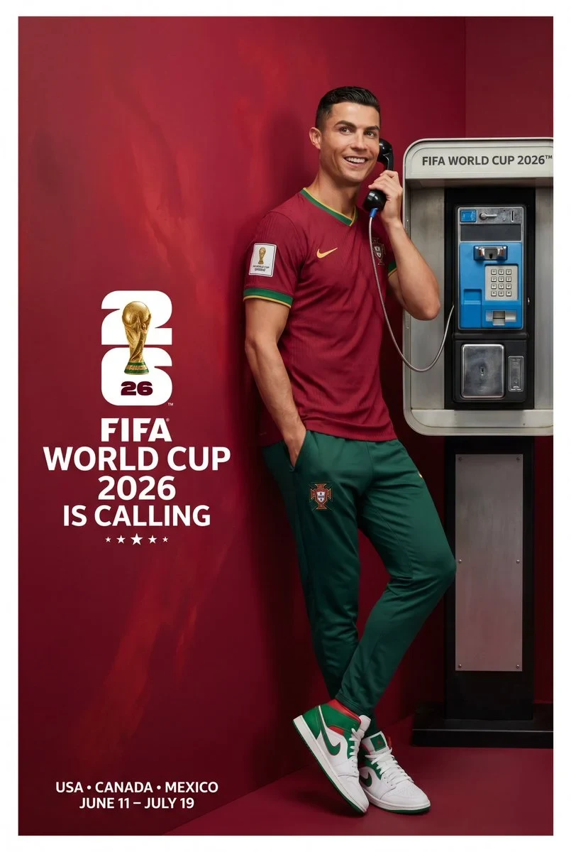 Ultra-Premium FIFA World Cup 2026 Global Advertising Campaign Poster