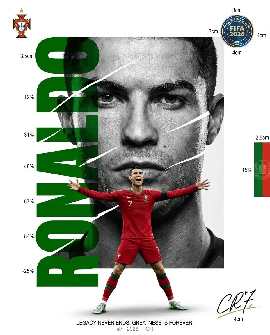 Luxury FIFA World Cup Editorial Poster