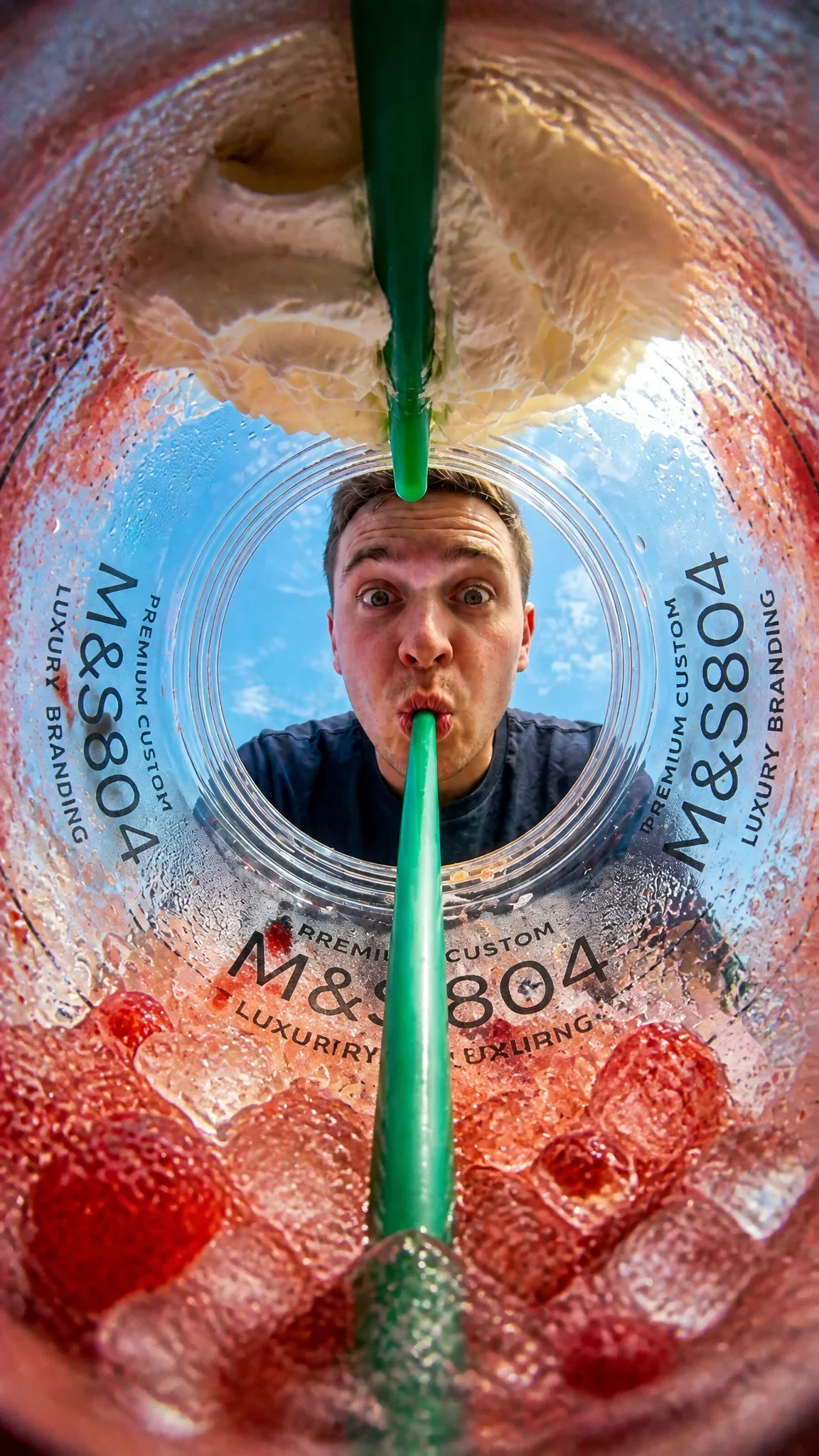 Inside Strawberry Frappuccino POV