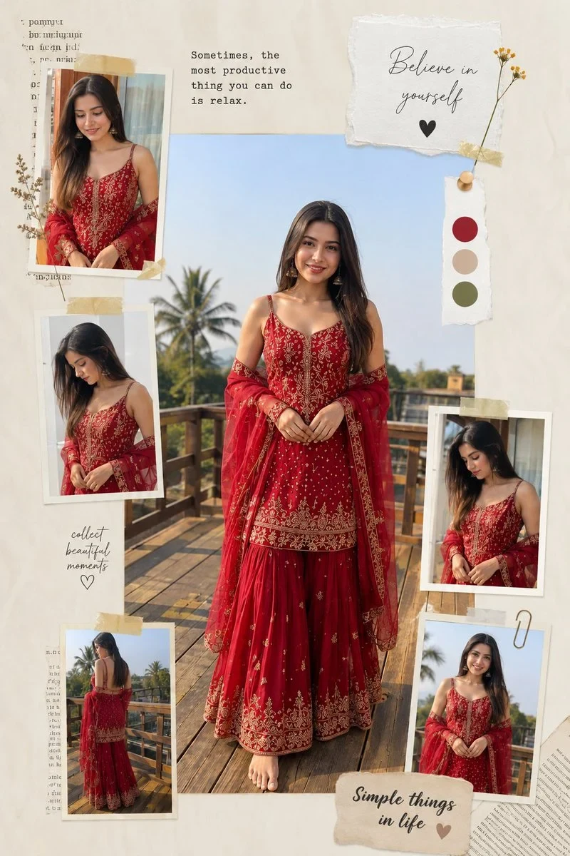Instagram Viral Photo Collage Poster, Vertical 4:6 Format