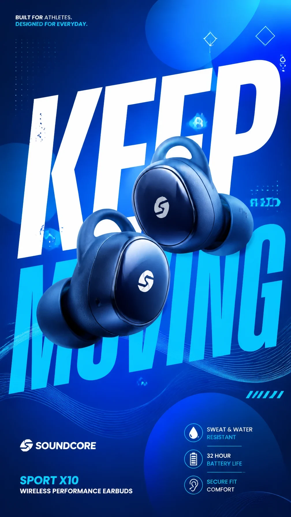 Premium Commercial Sports-Lifestyle Advertising Poster