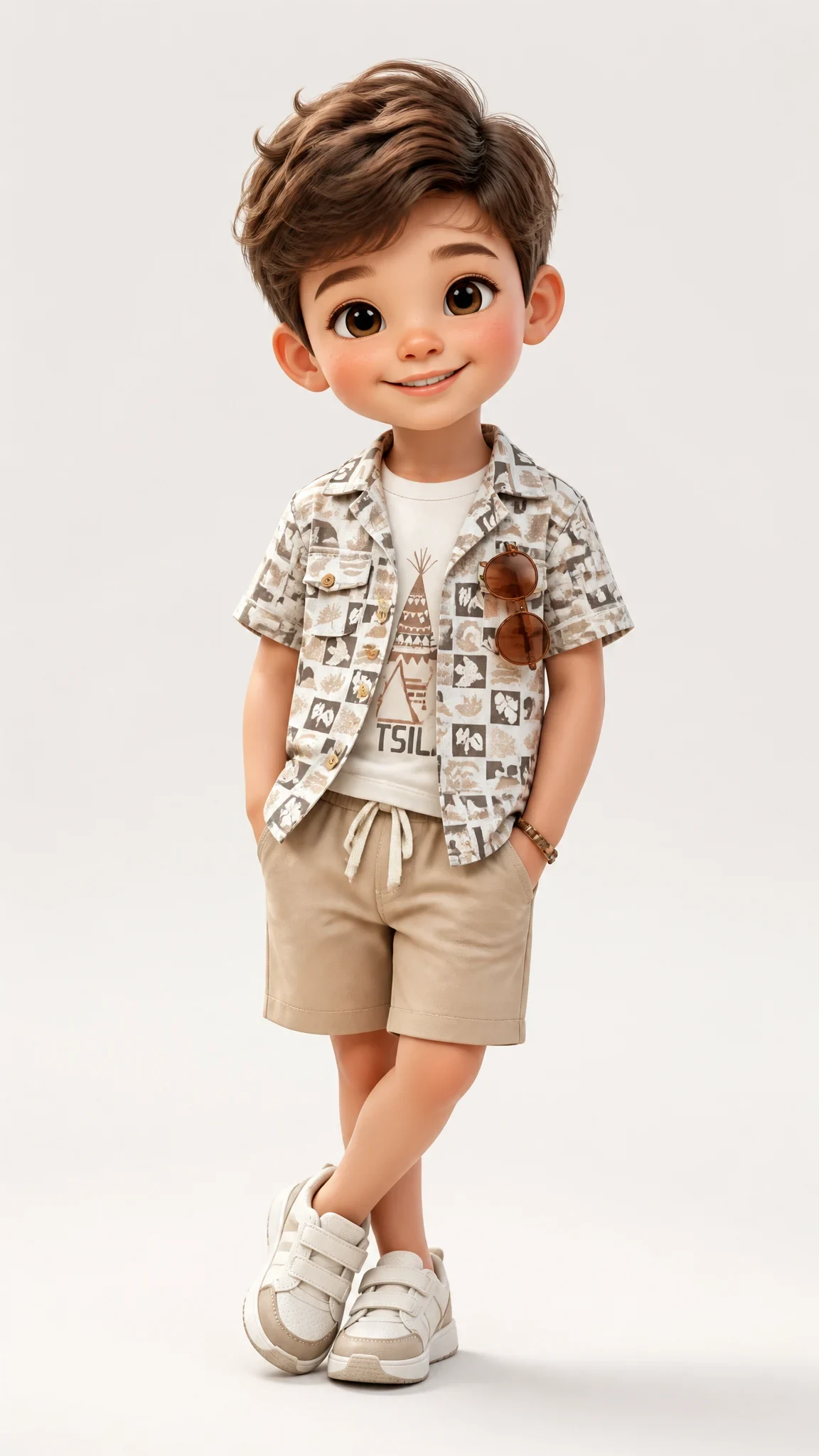 A High-Quality 3D Stylized Character Figurine in a "toon" Aesthetic