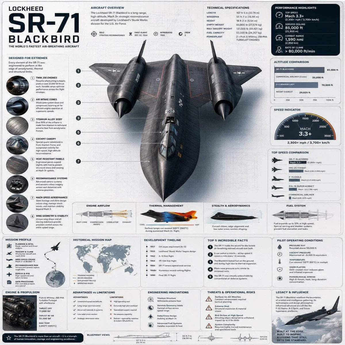 Premium Square “reference-Style Aviation Infographic” Centered Around