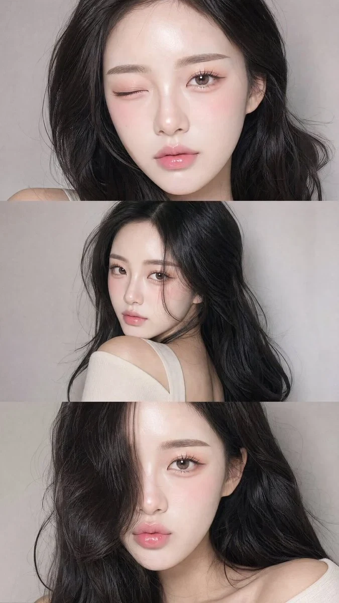 A Vertical Collage of Three YZK Photos
