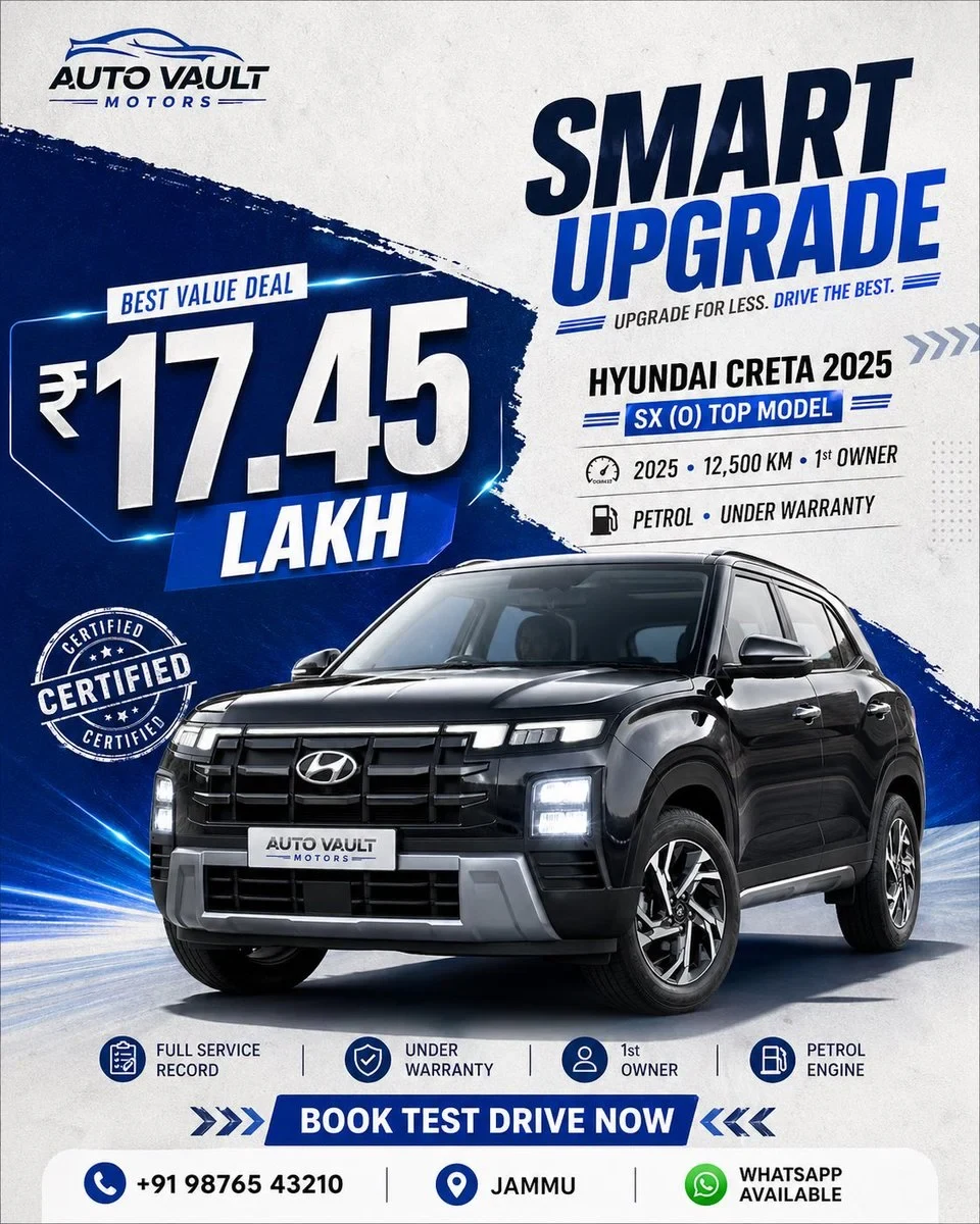 Auto Vault Hyundai Creta Ad