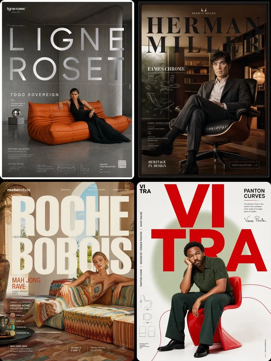 Ligne Roset × Zendaya — "TOGO SOVEREIGN" FORMAT: Ultra-Premium Furniture SMM