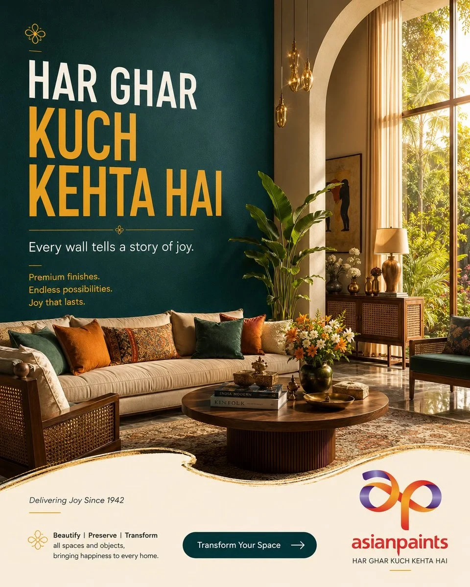FORMAT 4:5 Vertical Premium Paint Advertising Poster Ultra-Photorealistic Luxury