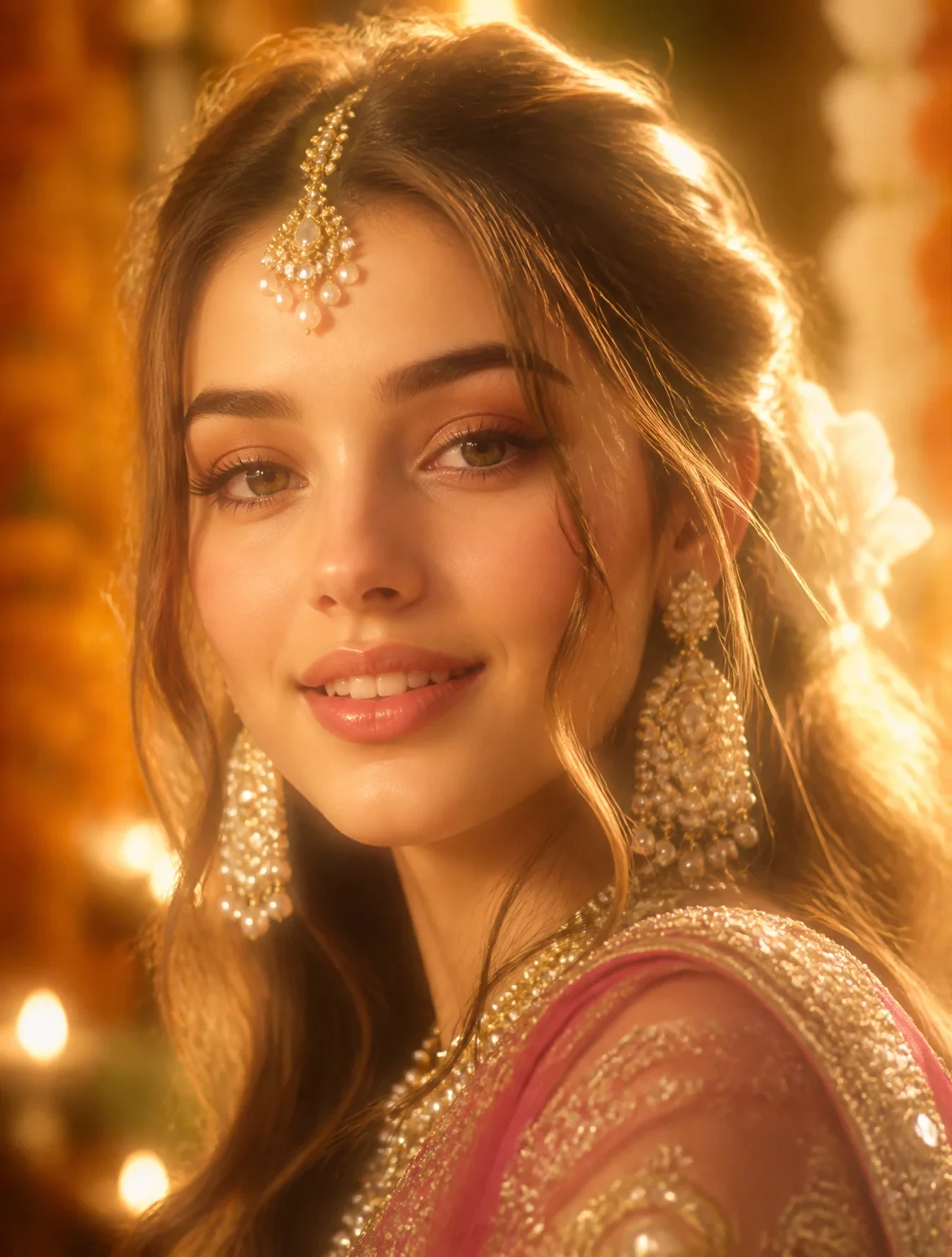A Striking Portrait of a Woman Captured in a Soft-Focus