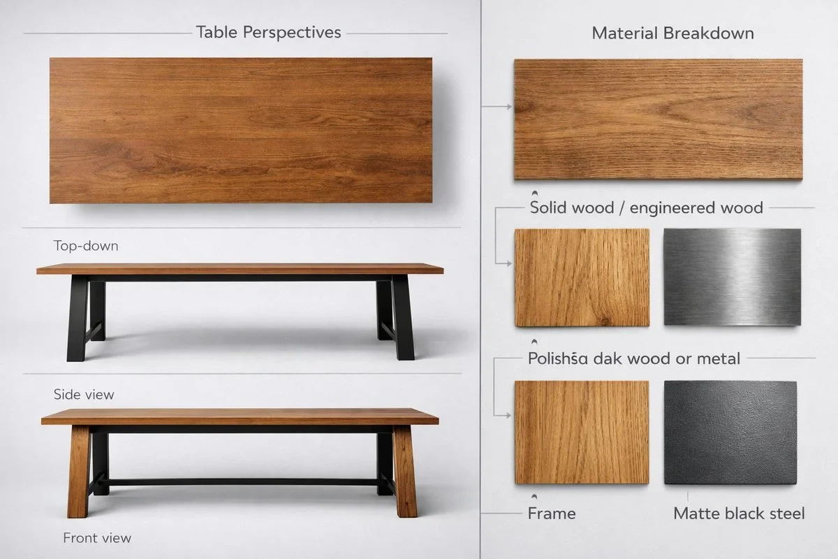 Table Design Showcase Board