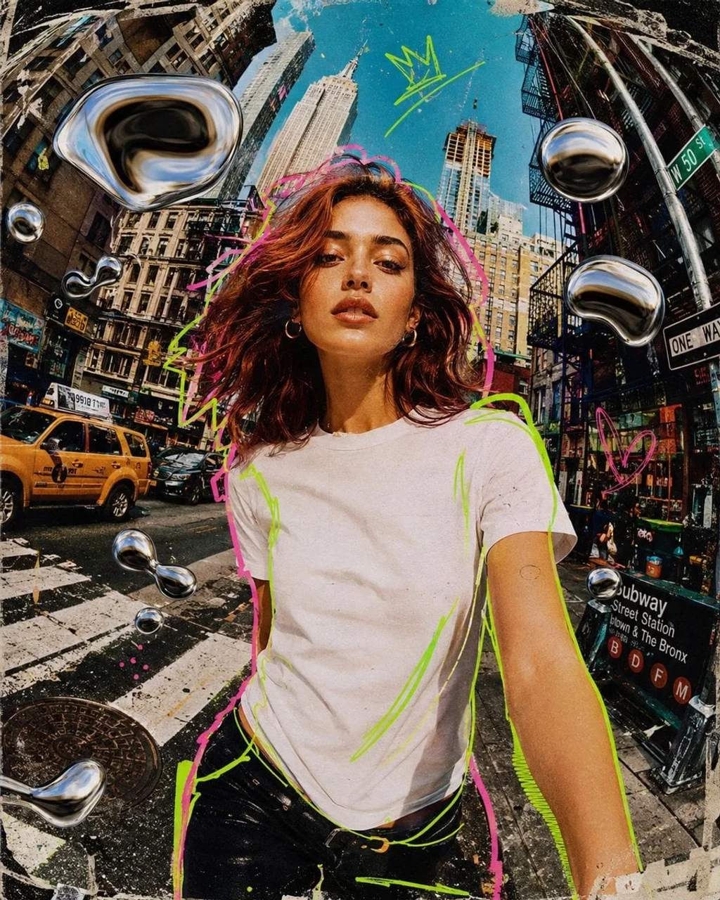 Brand Design — Mixed media collage animation style a stylis