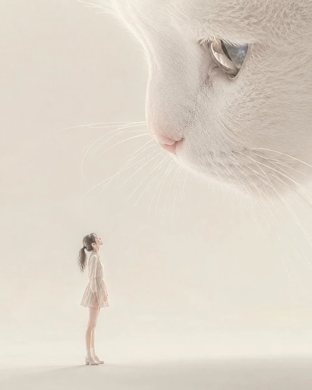 Creative Visuals — Minimal surreal illustration subject is