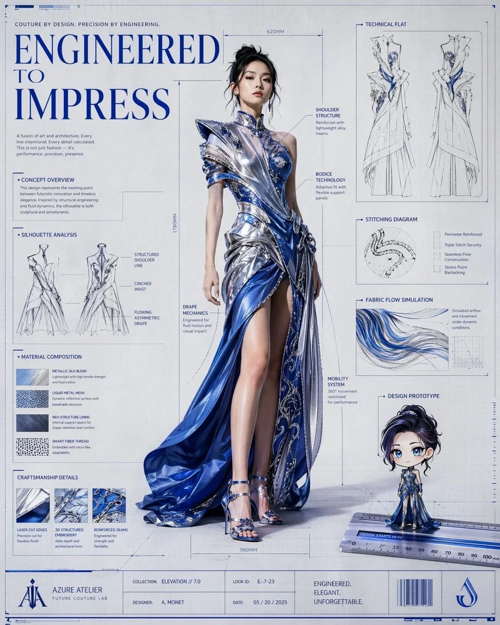 Commercial Product — Hyperrealistic luxury fashion campaign poste