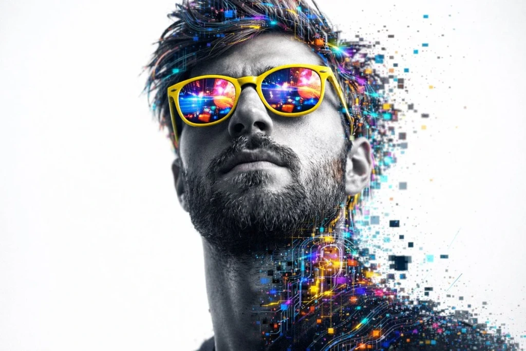 Brand Design — A hyperrealistic 8K closeup portrait of a p