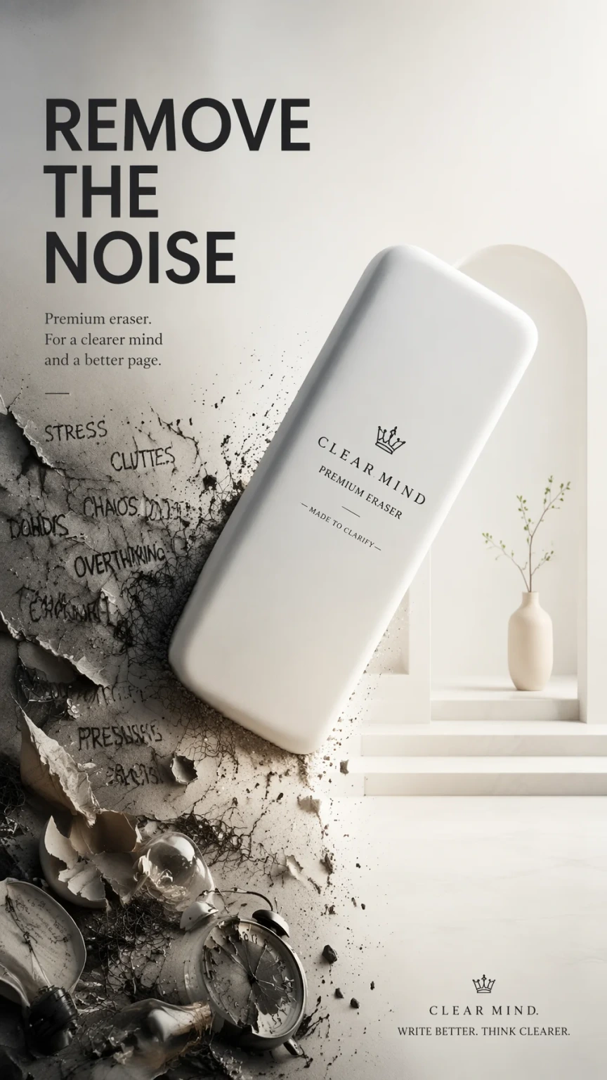 Commercial Product — A premium 916 stationery advertising poster