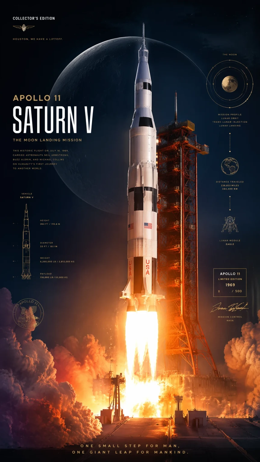 Commercial Product — Create a premium poster for a collectors edi