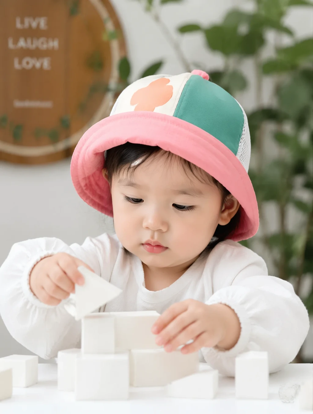Portrait Photography — A young toddler with soft fair skin is captu