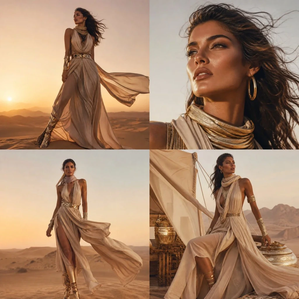 Portrait Photography — A highfashion cinematic desert shoot inspire