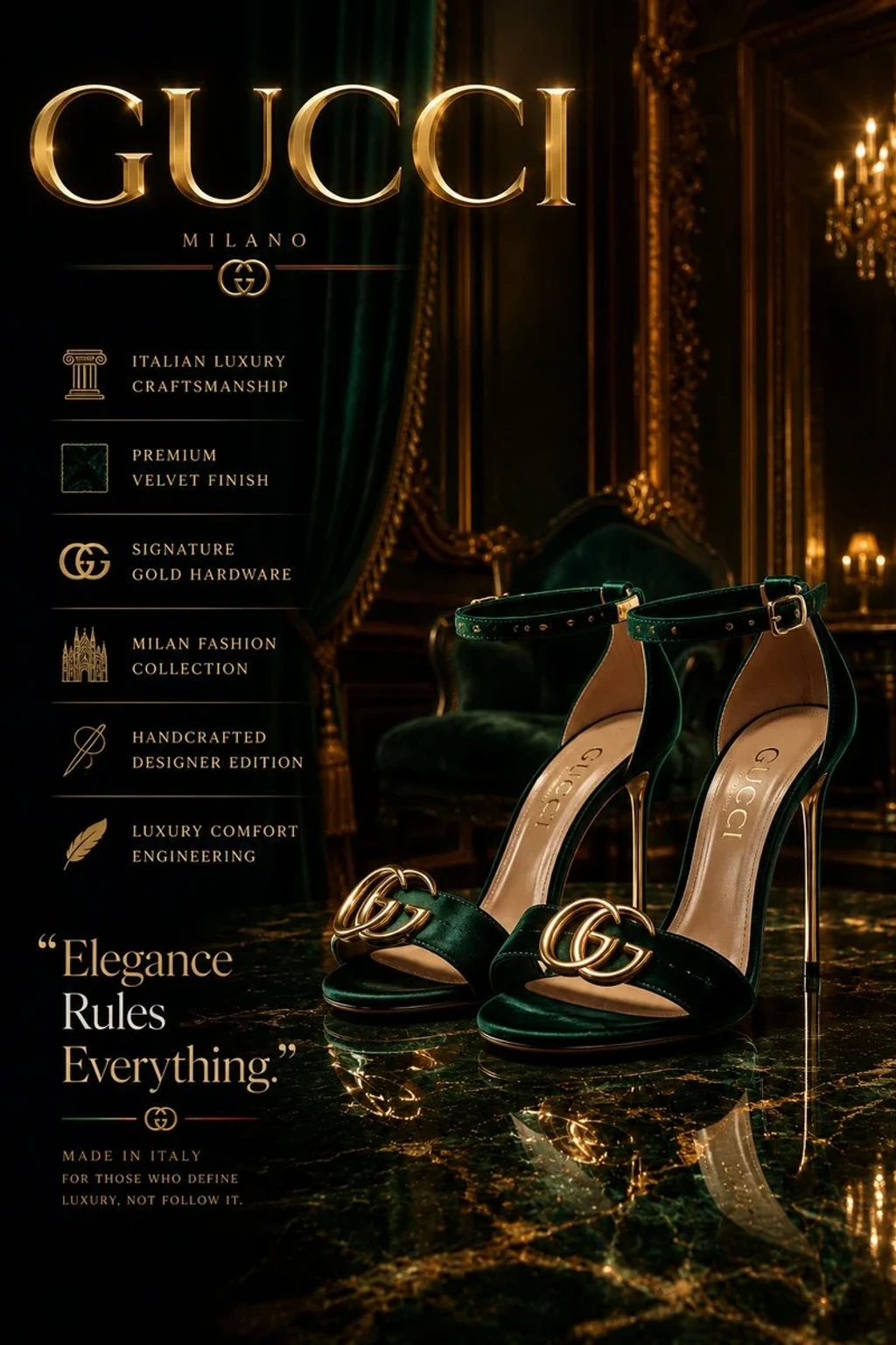 Commercial Product — Create an ultrapremium luxury fashion advert