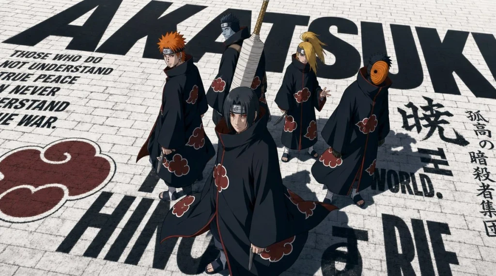 Commercial Product — Five handsome Akatsuki members from Naruto st