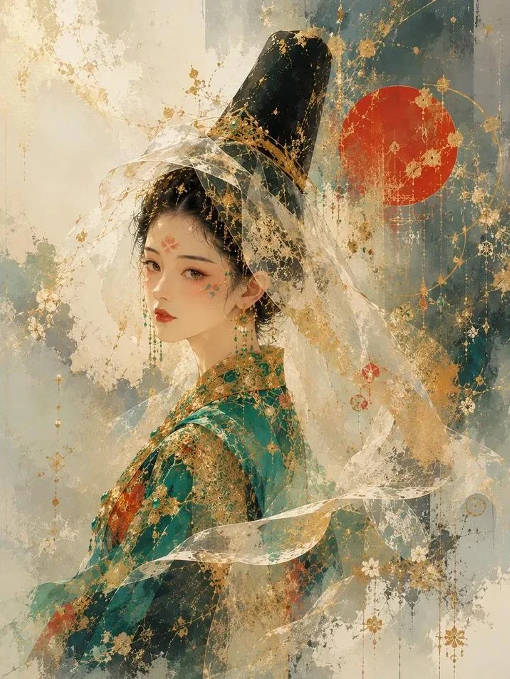 Portrait Photography — Ultradetailed ethereal portrait of a beautif