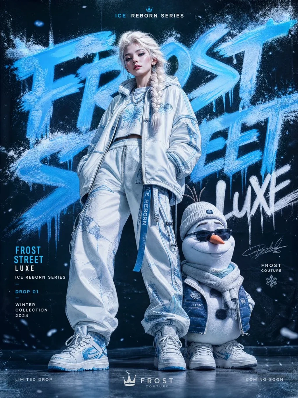 Commercial Product — URBAN GRAFFITI FASHION CAMPAIGN  ELSA  OLAF